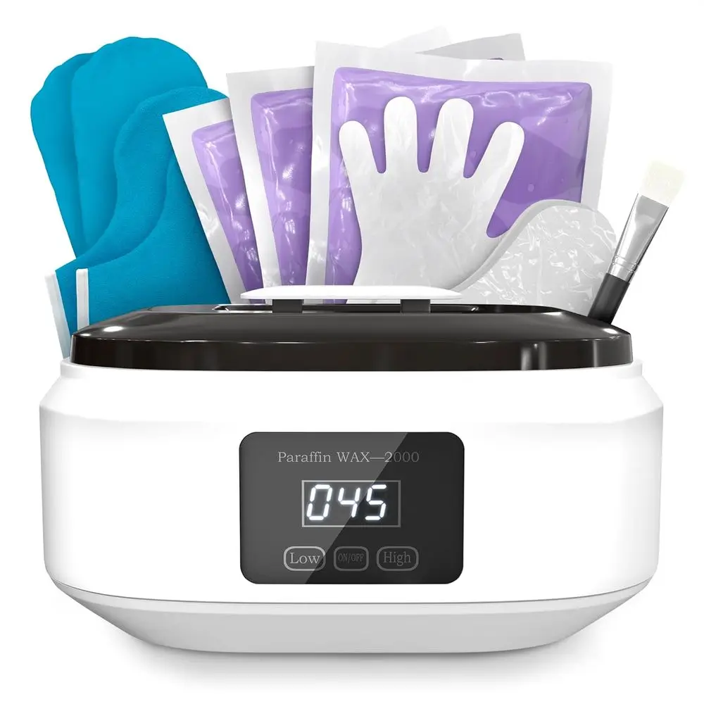 

Парафиновый воск для рук с быстрым нагревом, регулируемой температурой, 2 режимами нагрева, для гладкой кожи и расслабляющего спа-ухода дома в зимние дни