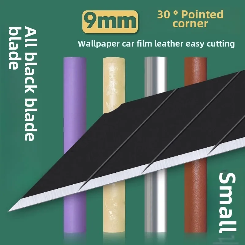 شفرات بديلة SDI للأعمال الفنية 30/60 درجة صغيرة 9 مم عالمية لسكاكين القطع القابلة للسحب والقرطاسية فائقة التحمل. #1