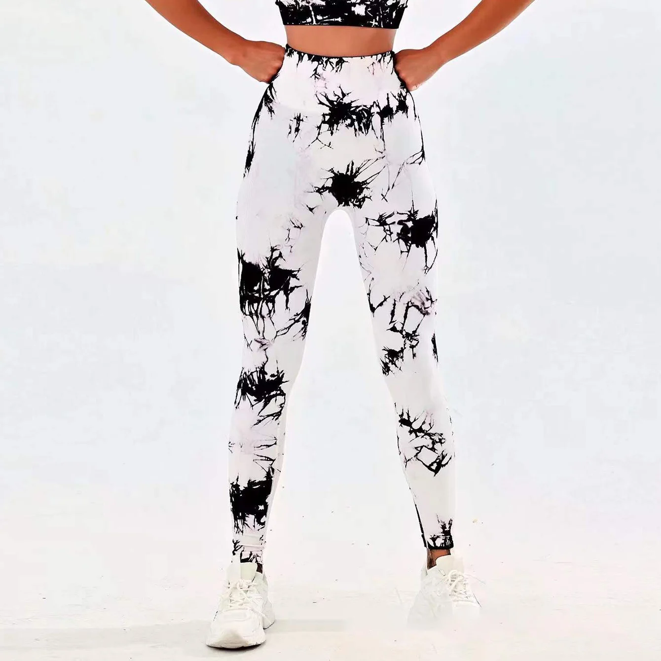 CZGUKE Damen Yoga-Hose, Sport-Leggings, nahtlos, hohe Taille, Push-Up-Leggings für Damen, Fitness-Workout-Leggings, Gym-Kleidung – Detail 5