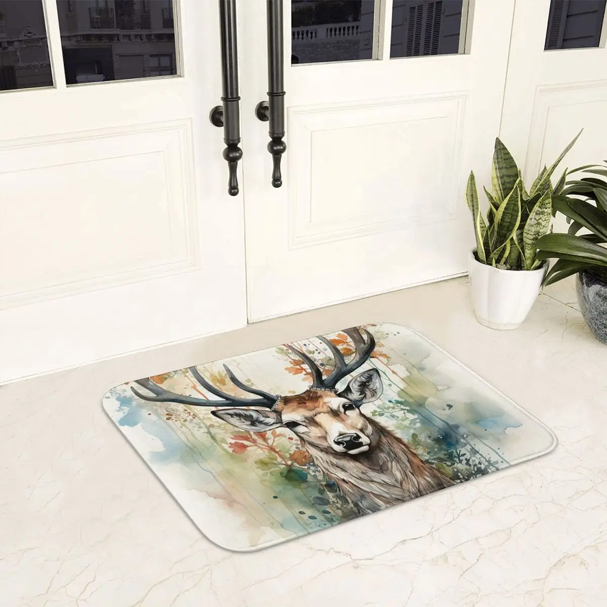 

Нескользящий коврик King Of The Forest Deer, напольный коврик, прочный ковер для кухни, входа, дома, спальни, коврики для ног