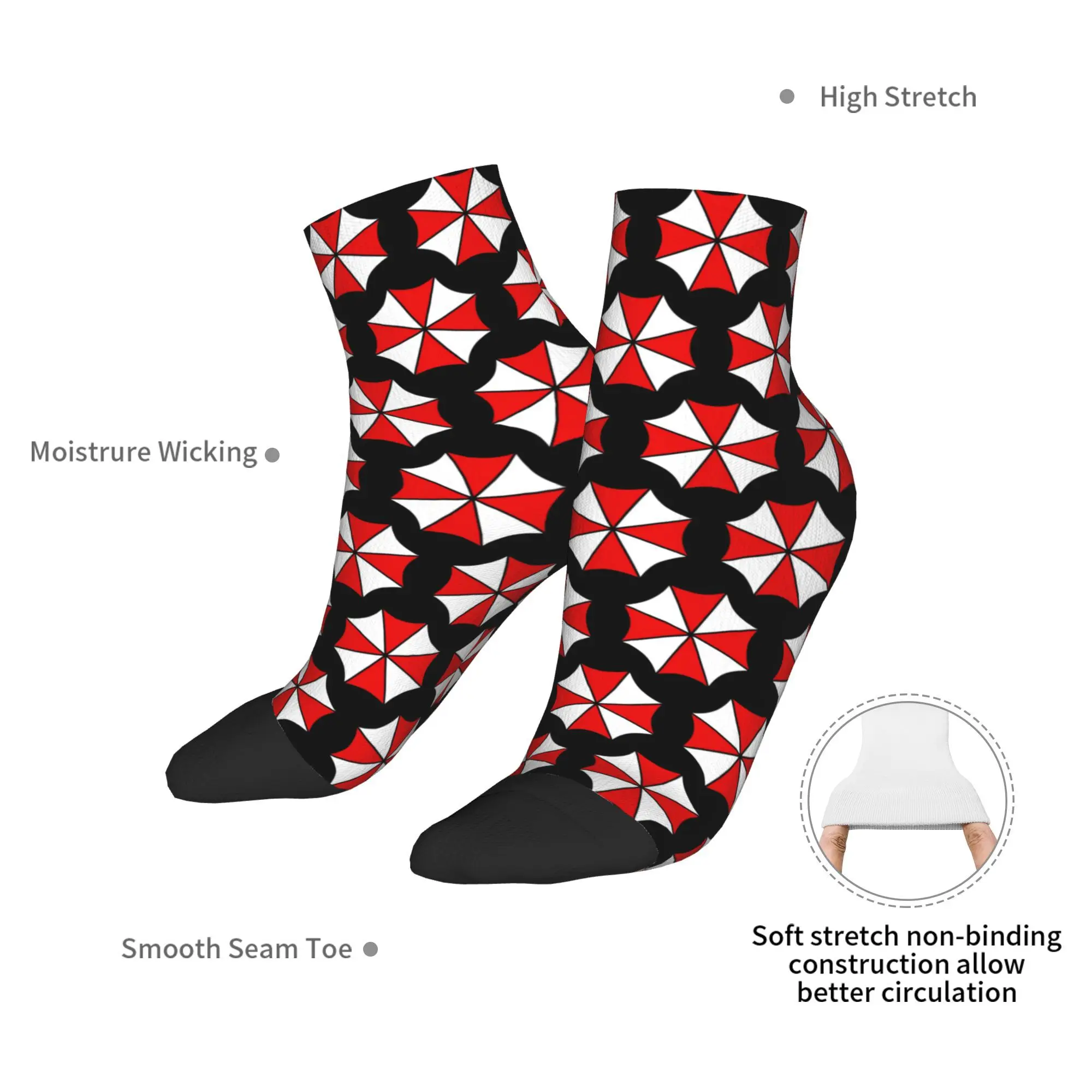 Movie Game Corporation ร่ม (5) ถุงเท้า ถุงน่องสไตล์ฮาราจูกุ ถุงเท้าทุกฤดู อุปกรณ์เสริมสำหรับทุกเพศ ของขวัญวันเกิด