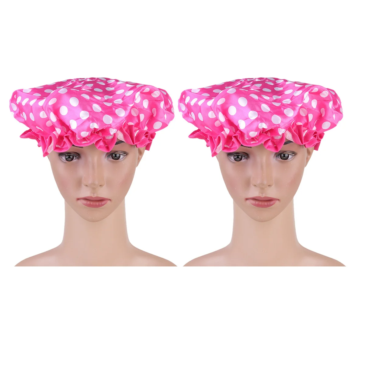 

EVA Shower Cap Bathing Cap Hair Protective Caps Bath Caps Waterproof Caps Bathroom Accessories