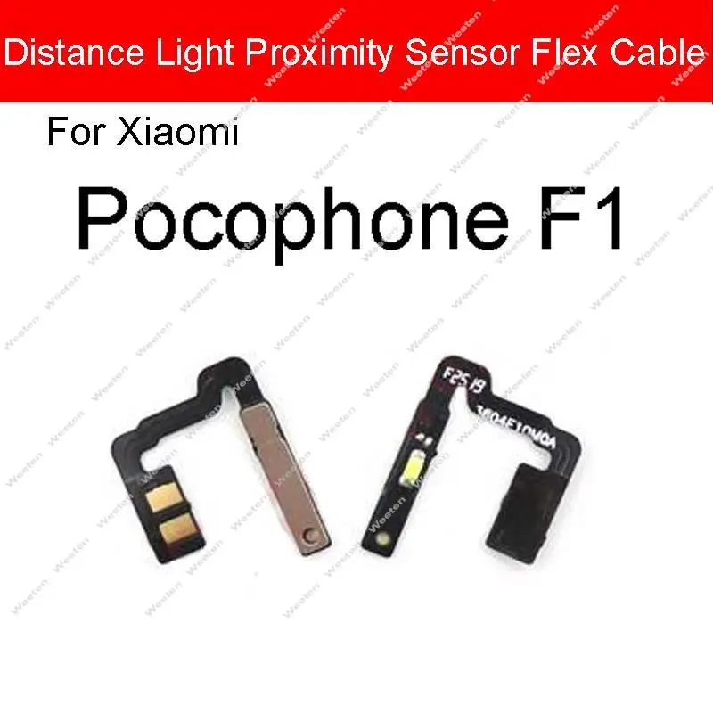 Proximity Light Sensor Flex Cable For Xiaomi Mi Poco F1 F3 F2 Pro X3 Pro M3 Pro Proximity Ambient Sensor Flex Ribbon Replacement