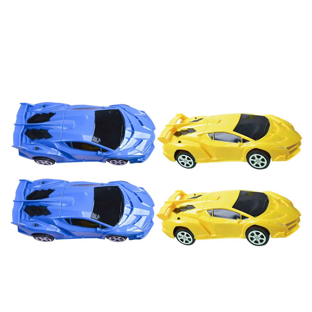 4 قطعة المركبات الصغيرة بالقصور الذاتي لون عشوائي تفاصيل رائعة متعة تطوير الدماغ طفل هدية دفع سيارة للأطفال الصغار #3