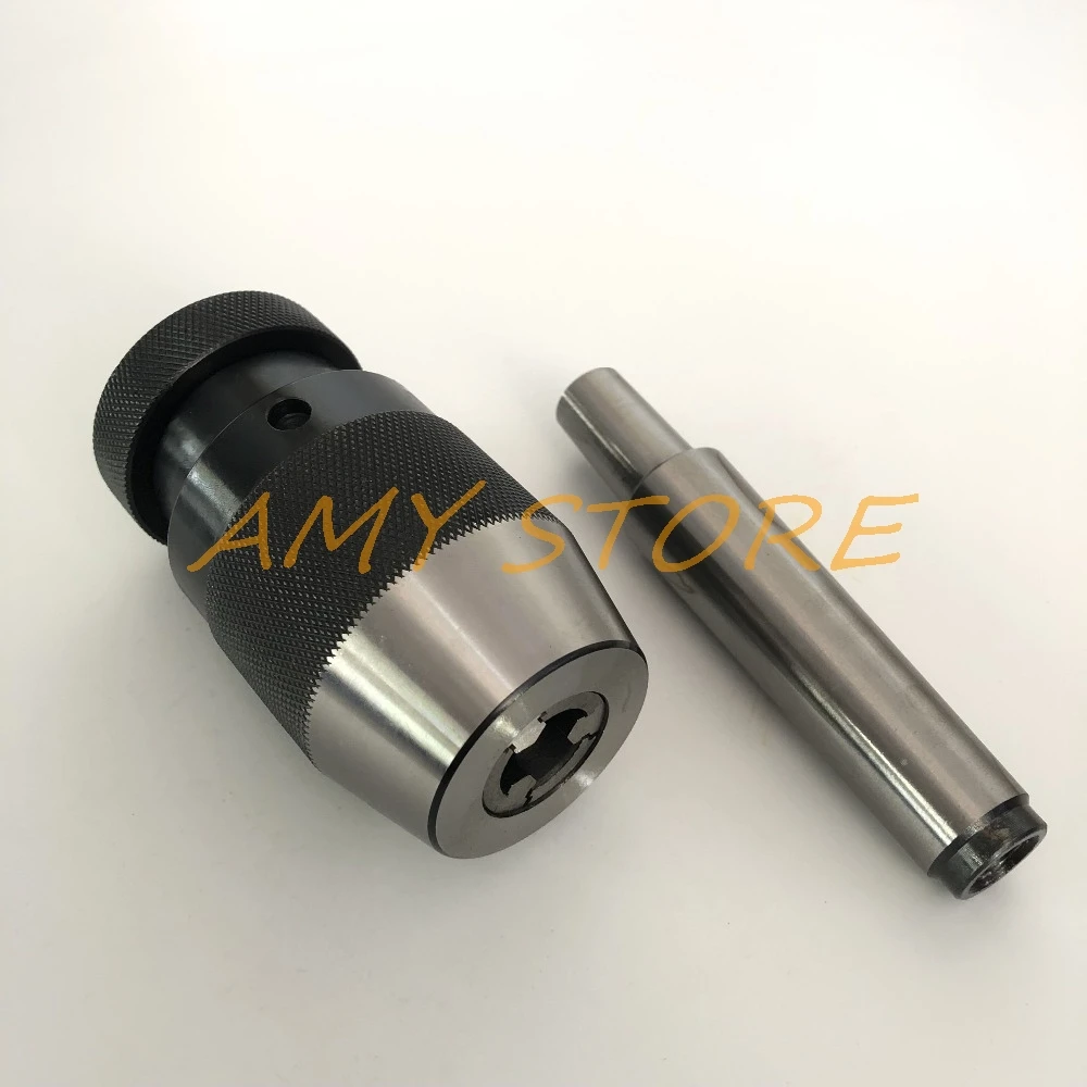 B18 1-16mm KEYLESS HIGH PRECISION CNC DRILL CHUCK with MORSE TAPER MT3 3-16mm M12 SHANK #L8604