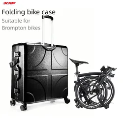 XXF Folding Bike Case, Travel Suitcase, Waterproof Trolley Bag for 16