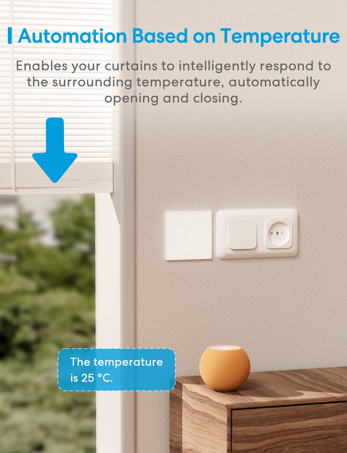 Meross HomeKit WiFi الأسطوانة مصراع التبديل الذكية الستار أعمى المحرك الخلفية نمط العمل مع سيري أليكسا جوجل المنزل SmartThings