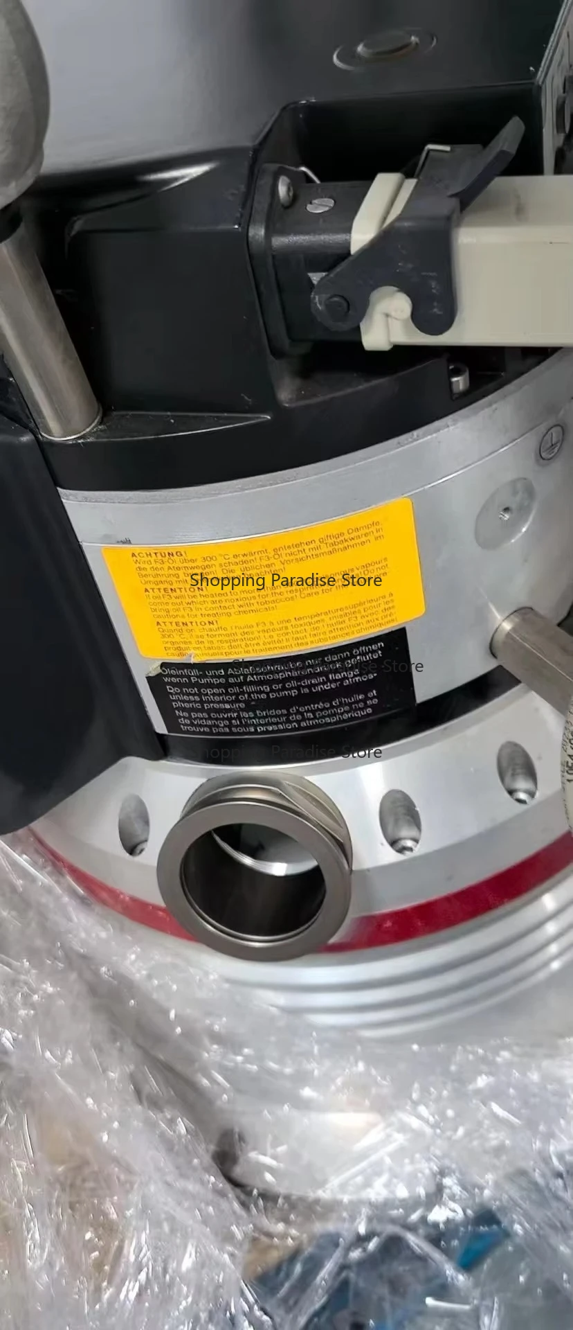 Used 1500 U Turbo Pump DN 250 ISO-F PM P04124A Upside down Condition Excellent