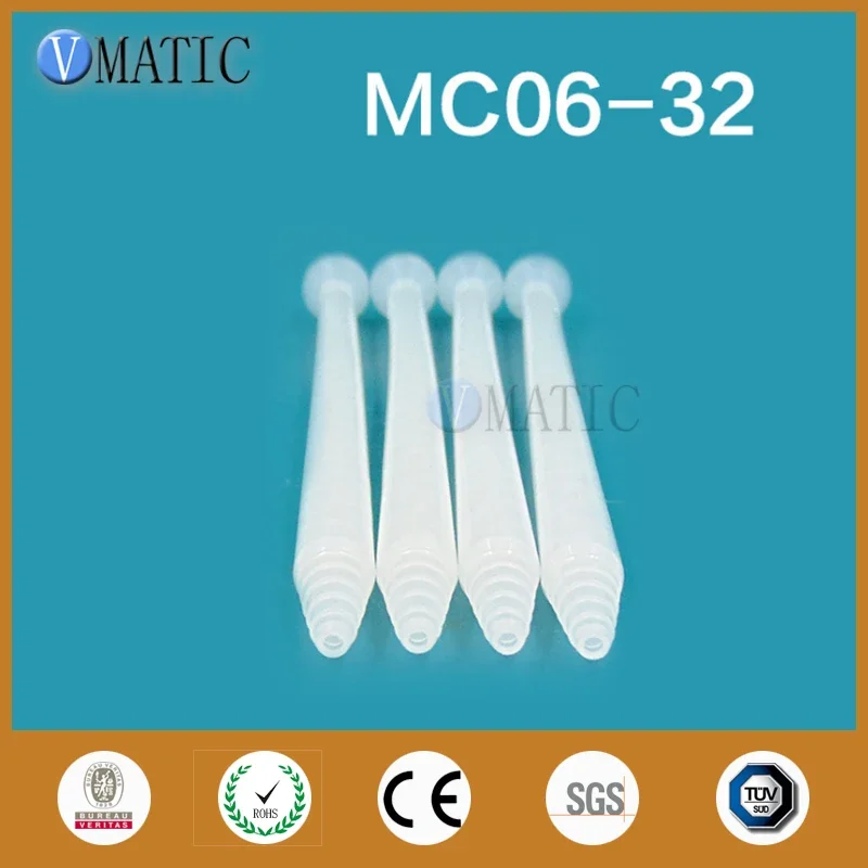 Free Shipping Resin Static Mixer MC06-32 Mixing Nozzles For Duo Pack Epoxies (White Core)