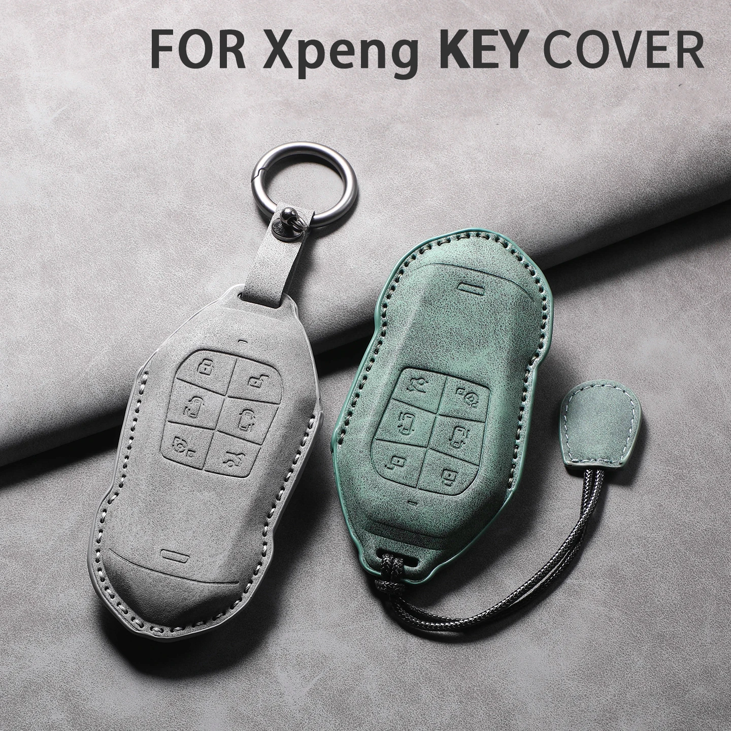 

Car Key Case Cover Fob For XIAOPENG Xpeng 9X Anti-slip Car Smart Remote Keychain Bag Protective Case Shell Decorative Accessorie