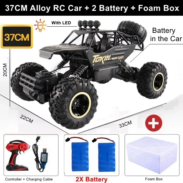 Oike RC Auto Afstandsbediening Klimvoertuig Buiten All Terrain Off-road Vrachtwagens 4WD Racing Drift Cars Speelgoedcadeau voor kinderen Volwassenen