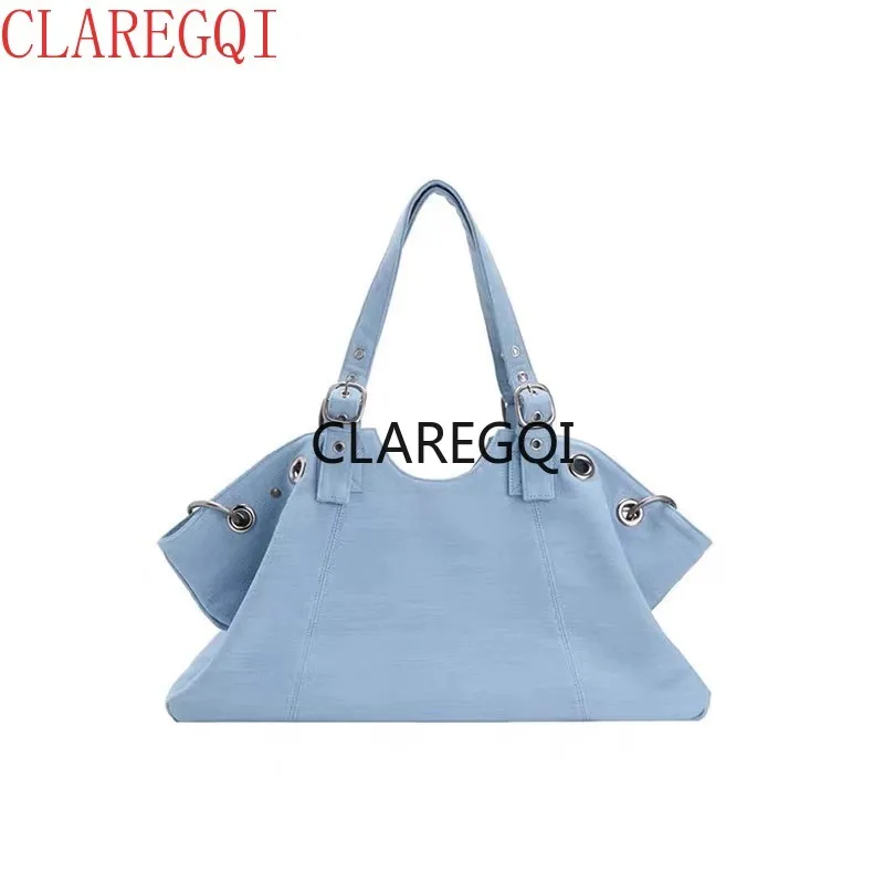 Premium Sweet Cool Hot Girl Motorcycle Bag Korean Edition Large Capacity Commuter Tote Bag Versatile Travel Shoulder Bag