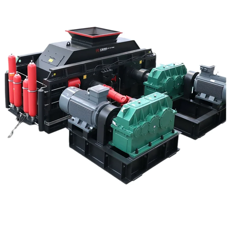 Roll Spring Sand Making Machine Hydraulic Double Roller Coal Mine Crusher
