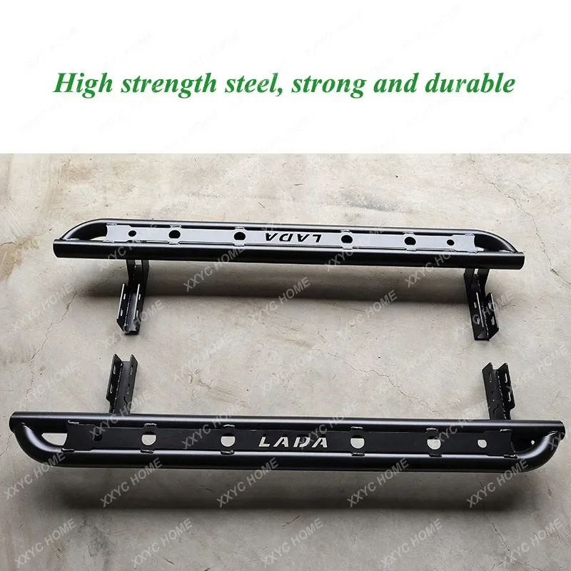 Car Modified Foot Pedal Door Pedal Side Bumper Off-road Side Steps Suitable for LADA NIVA