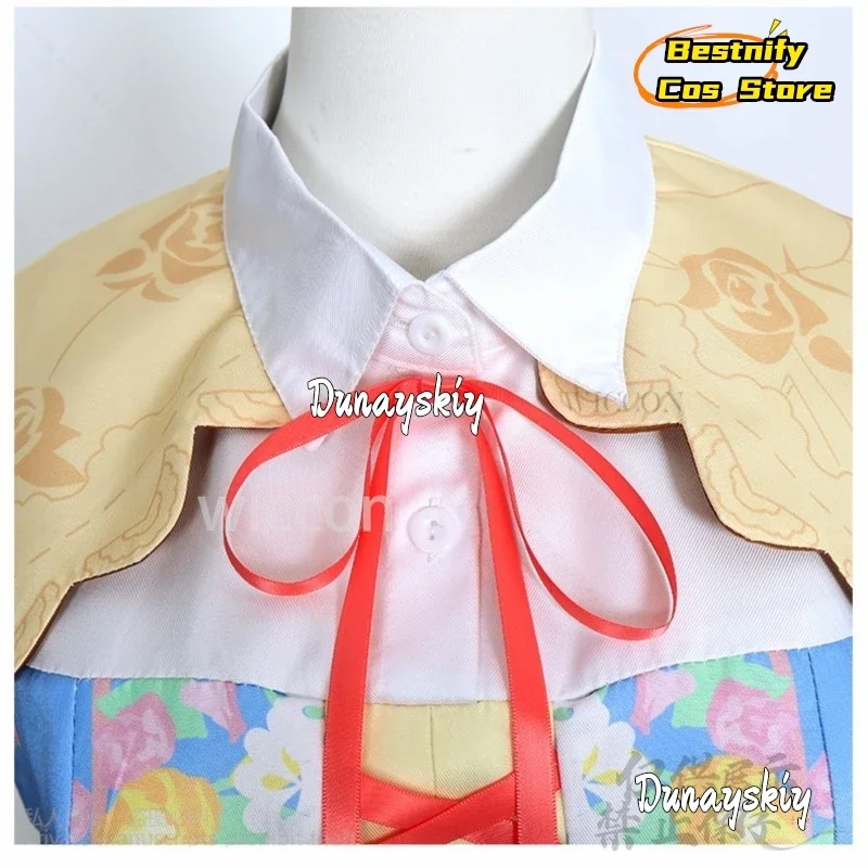 CosplayAnime Aikatsu！cosplay Kiriya Aoi Kawaii Japanese Idol Costume Flower Dress Lolita Lovely Girls Jirai Kei Uniform Wigs 코스프
