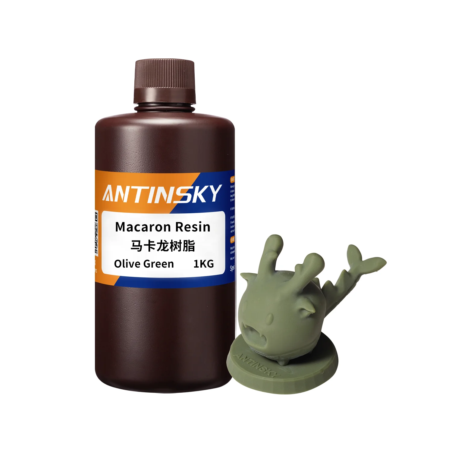 Antinsky Macaron Resin 405nm1kg fluidity matte texture clear details low viscosity suitable HeyGears/Anycubic for 3D Printer