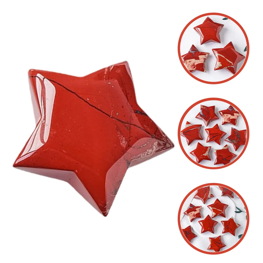 

2 шт. декоративные настольные украшения в форме звезды из натурального камня, камень для медитации, подарок, хрустальная звезда