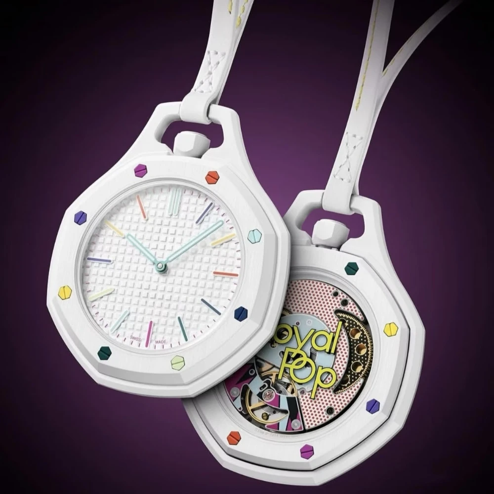 New Pocket Watch Wo strap configurations Pop Style Octagonal Quartz Pocket Watch Pendant Men's And Women's Fashion Lanyard Gift