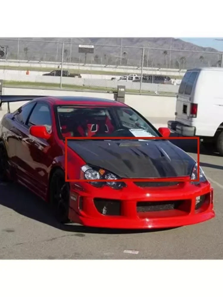 Carbon Fiber Engine Cover For Honda Integra DC5 Modified Bonnet Cover Hood Scoop Car Accessories