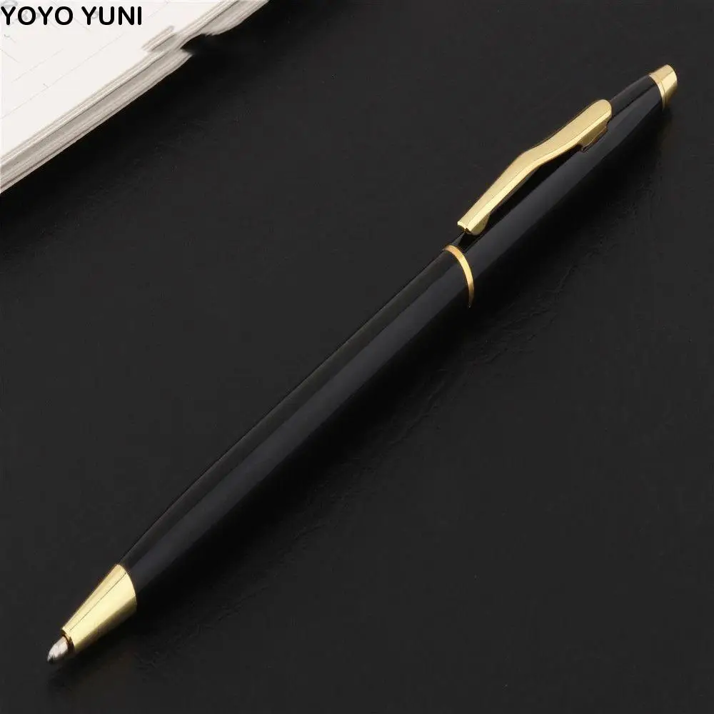 

Гладкие непрерывные чернила, деловые черные чернила, инструменты для письма, школьные канцелярские товары, подарок, ручка для вывески, гелевая ручка, шариковая ручка, металлическая ручка