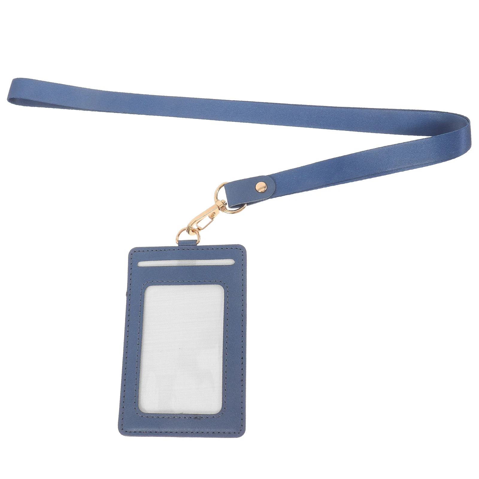 

Id Card Sleeve Clear Protective Badge Holder PU Alloy Card Cover Suitable Employee Nurses Doctors Business Cards Game