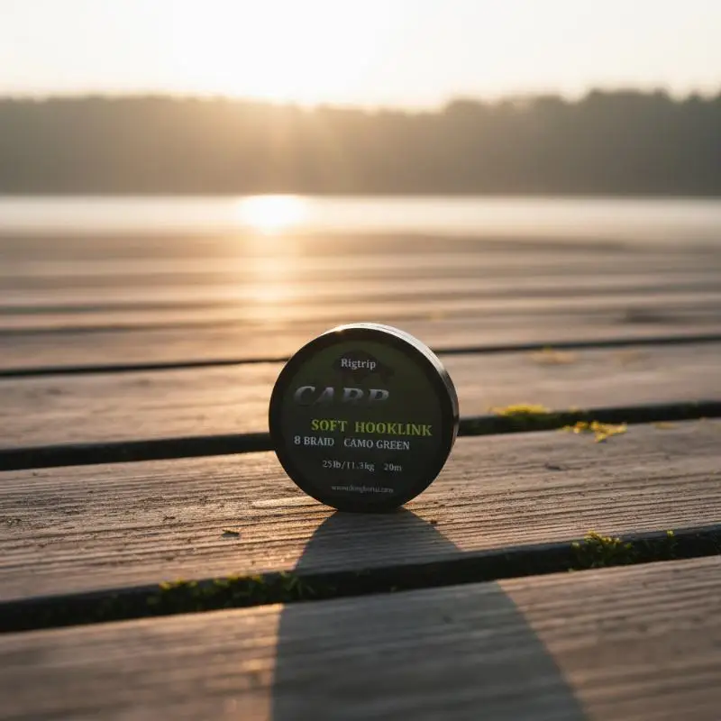 20m Carp Fishing Line High Strength Hook Link Soft Braid Coated Leader For Big Carp FishingGood Quality