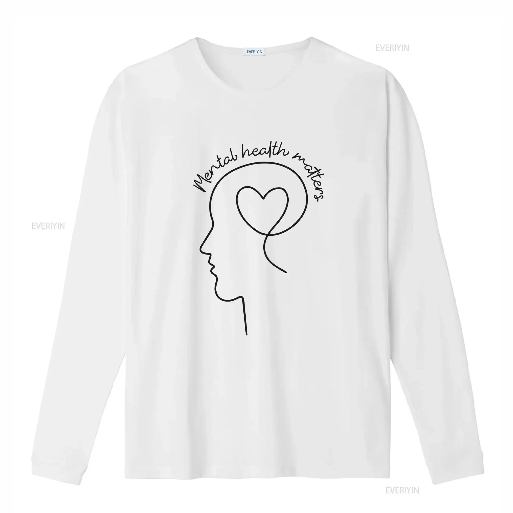 Mental Health Matters T Shirt Inspirational Women Awareness Anxiety vintage Washed Stretched Top For Everyday Wear Soft