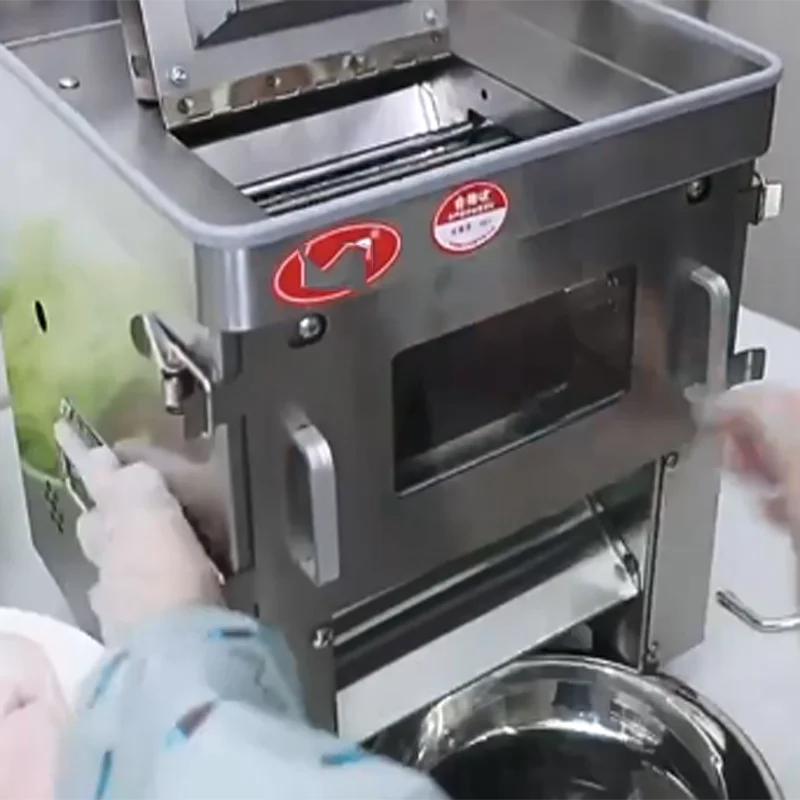 Commercial Automatic Motor Meat Cutting Machine for Processing Plants Beef Slicer and Chicken Breast Cutting Machine