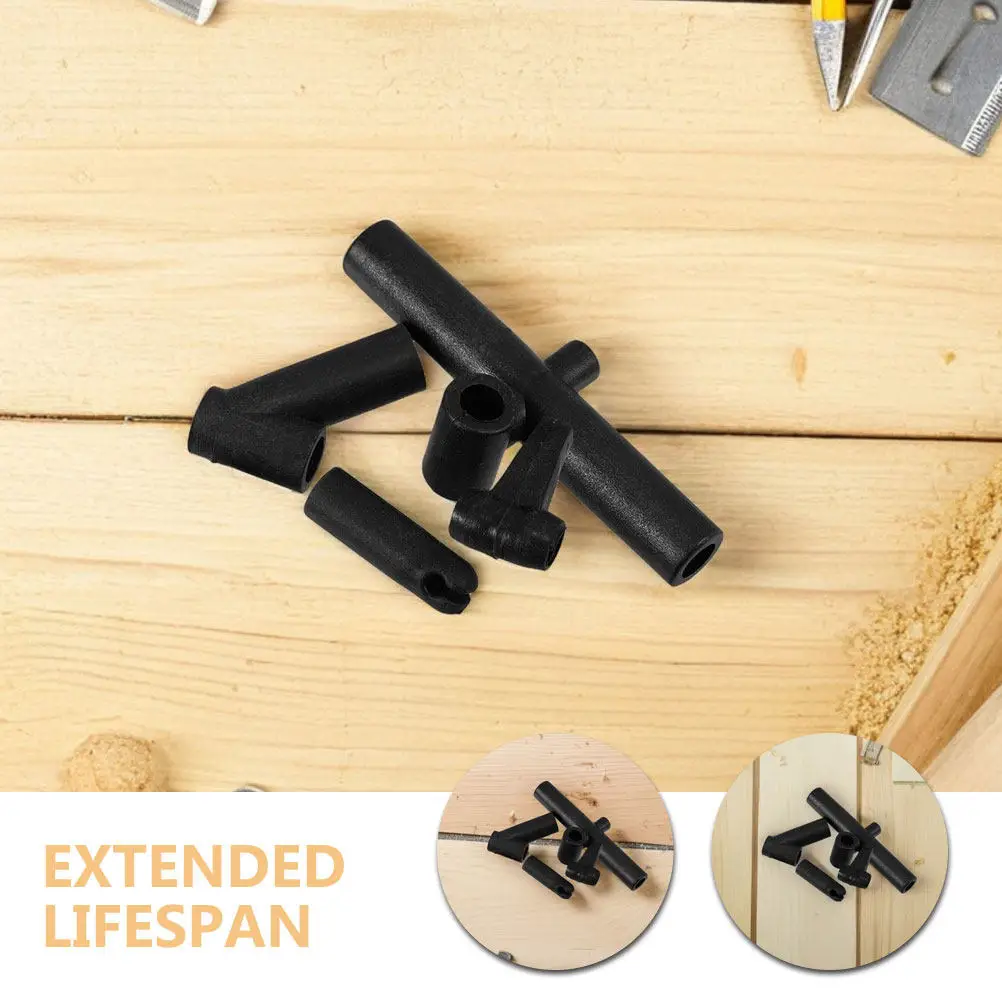 2 Conjuntos de Conectores de Estrutura para Pipas, Peças de Montagem em Plástico para Reparos e Construção de Acessórios de Voo Estáveis, Alta Transparência