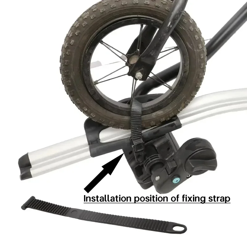 1pcs Bicycle Carrier Wheel Strap For Thule 591 598 Proride 34358 Adjustable Wheel Strap RV Campervan Storage Bike Accessories