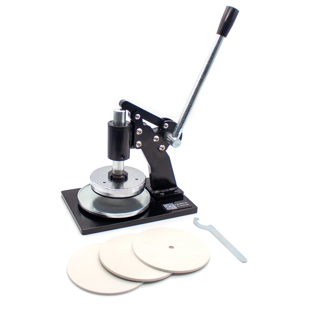 

Manual Press Sampling Knife Textile Weight Meter 100CM2 Disc Sampler Meltblown Fabric Sampling Tool Round Sample Cutter