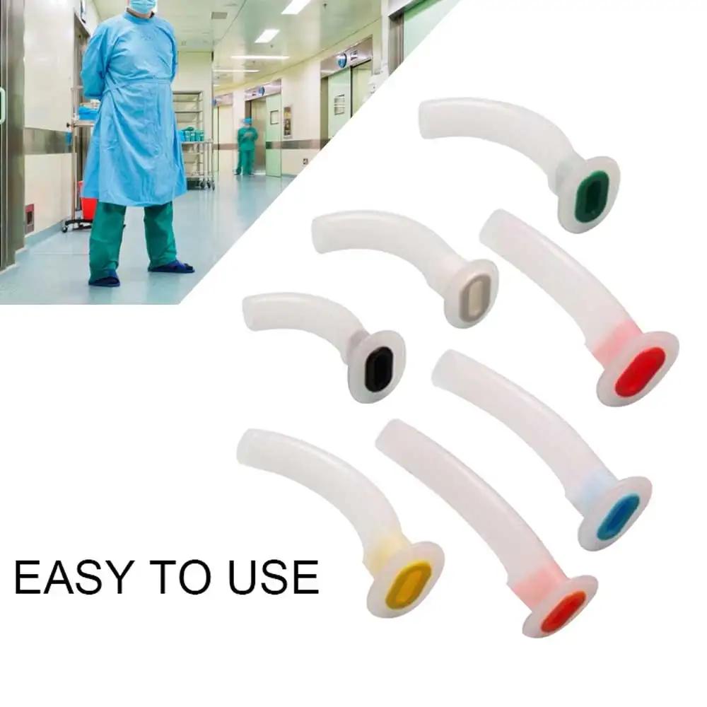 Wholesale Mixed Airway Tube Gas Guide Tube For Patients Disposable Oral Air Way White Color Coded Airway Tube For First Aid - Image 3