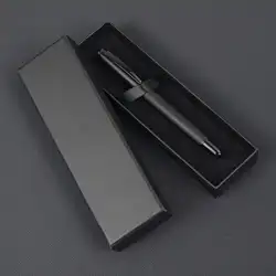 1PC with box Premium Black Steel Pen - Smooth Writing, Metal Body  High end Design and Excellent Craftsmanship,Not Included Ink