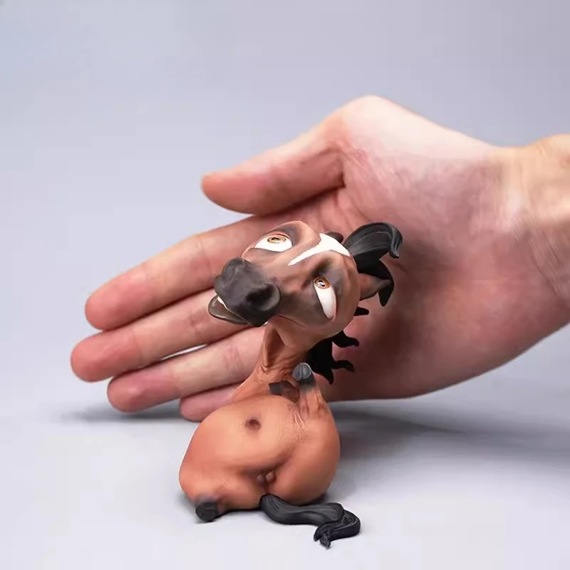 

The 12 Chinese Zodiac Collection Horse Figurine 1/6 Scale Resin Animal Model for Desktop Ornament Accessories Toy Figures Gifts