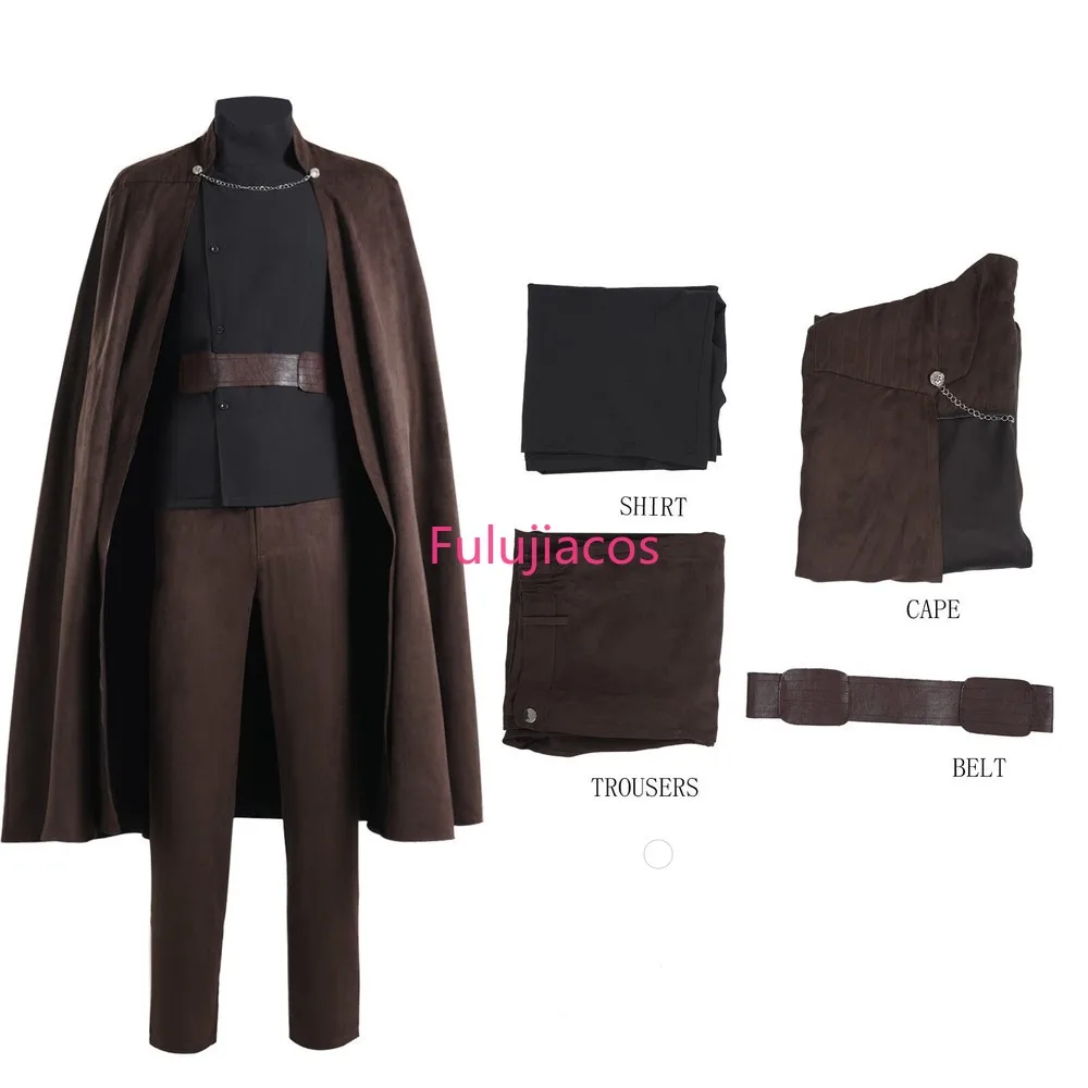 Fulujiacos Conde Dooku Cosplay Jedi Cosplay Robe Manto