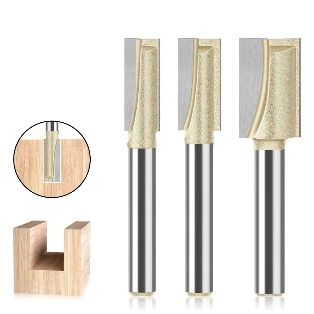 

Professional 1/4′′ Shank 1/2′′ Shank Slotting Cutter Router Carpentry Tool Set Fresa,Milling Cutter Cleaning Bottom Bit for Wood
