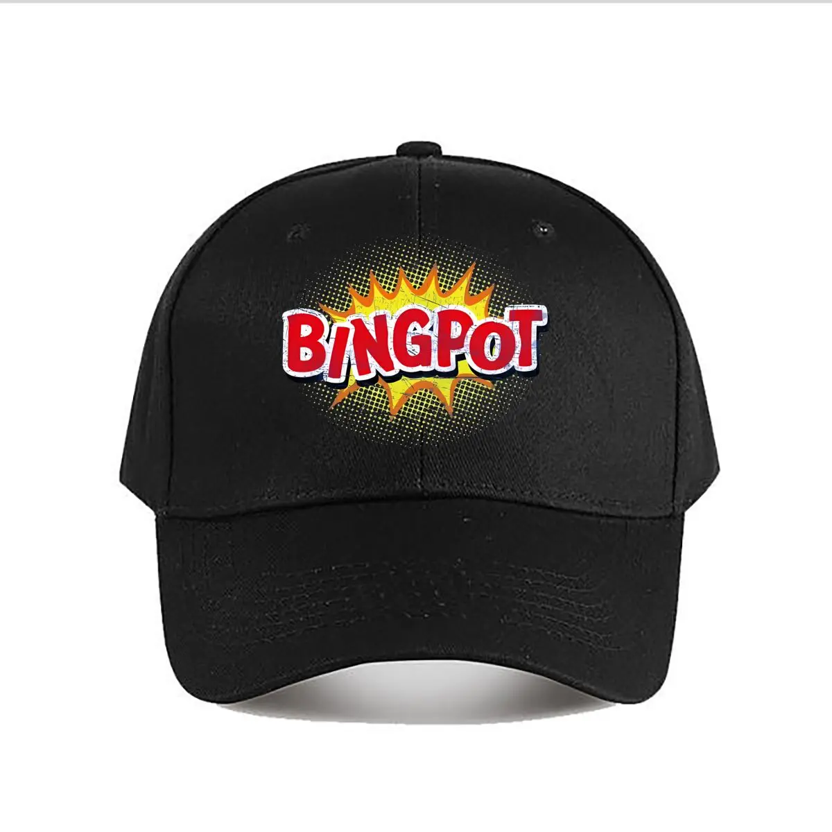 BINGPOT Comic Explosion Text Graphic Baseball Cap Fashion Men Sunhat Women's Outdoor Sports