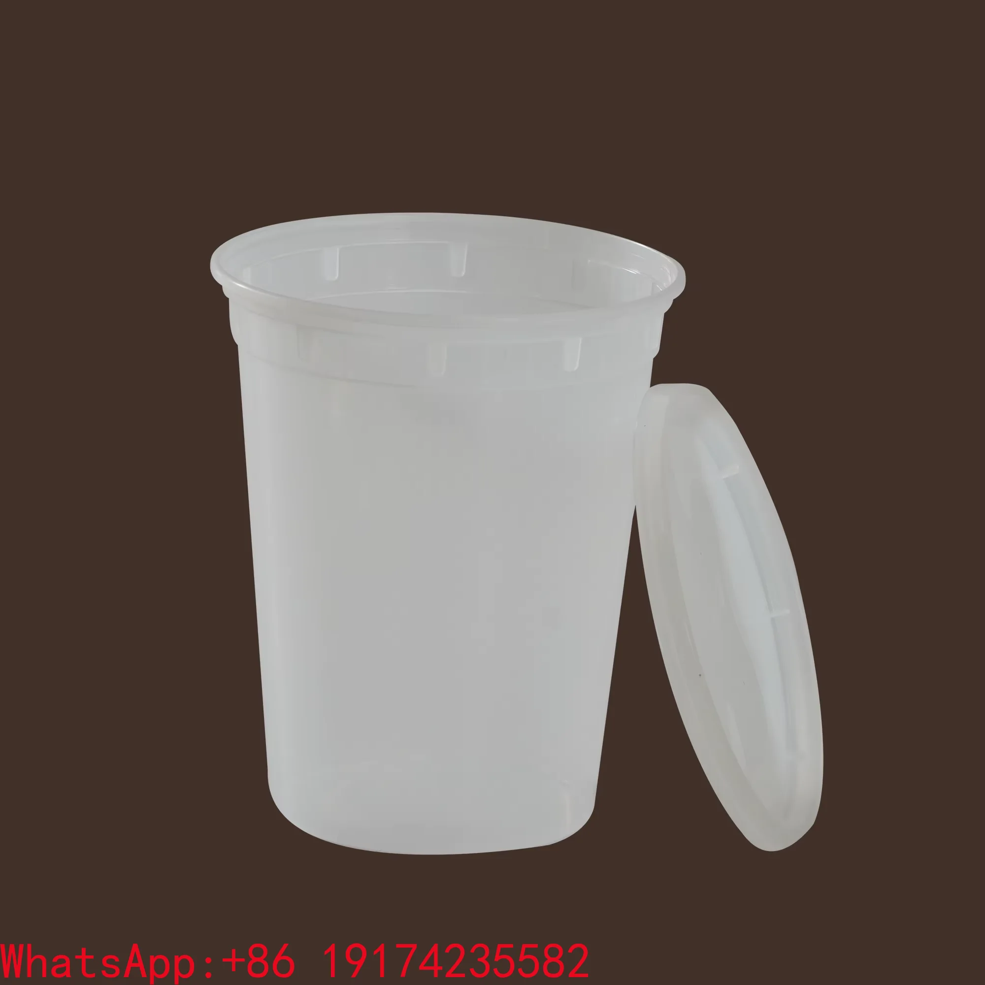

Hot Sale Semi clear Transparent pp Deli Soup Disposable Plastic Leak Proof Microwave Safe Food Container 32 oz Heavy Duty Deli