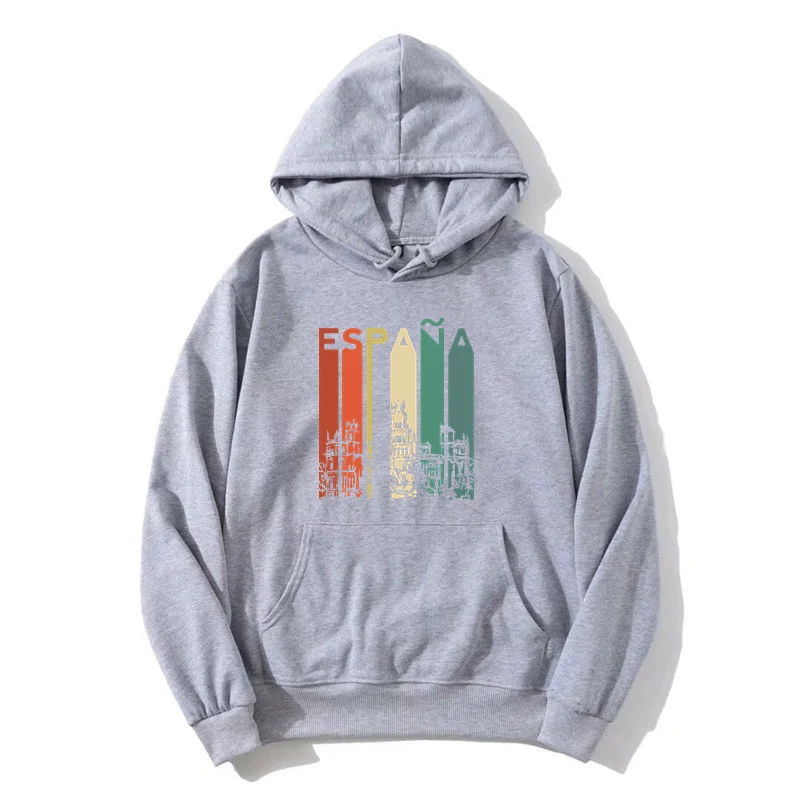 Espana Spain Catalonia Madrid Spanish Espanol Barcelona Graphic Hoodie Men Sweatshirt Many Colors Casual Jacket Zip Up Hoodie