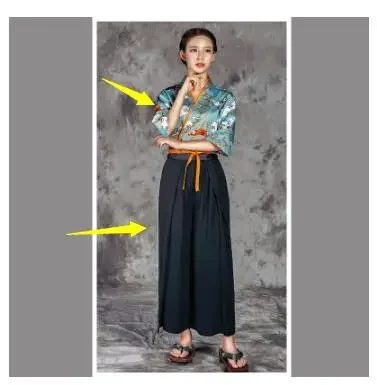 زي الاستقبال الياباني فندق مطعم نادلة البدلة كيمونو السراويل السوشي خمر العمل