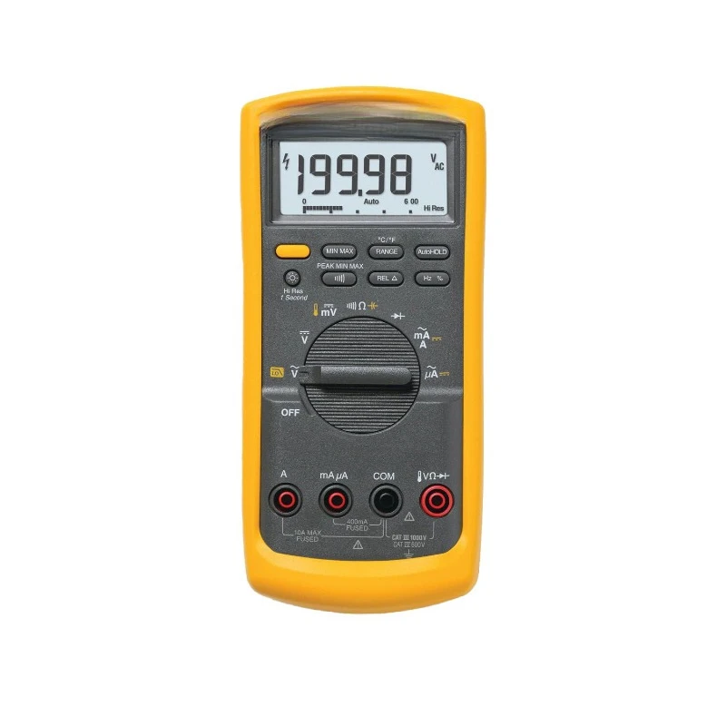 87V Industrial Digital Multimeter, For Advanced Troubleshooting, Measures 1000 V AC/DC, Peak Min/Max, Low Pass Filter