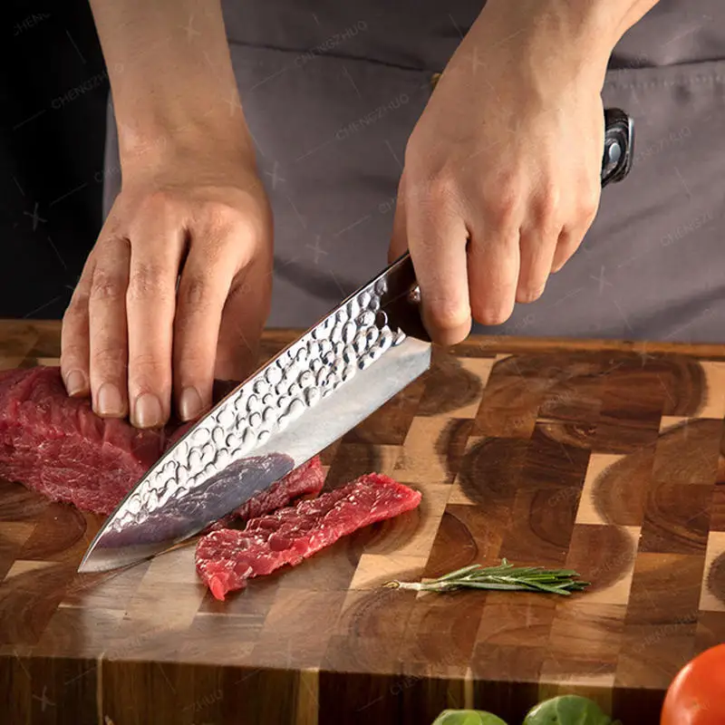 Butcher's Sharp Boning Knife Stainless Steel Kitchen Meat Cleaver Household Chef Knife for Slicing Vegetables and Fruits 4