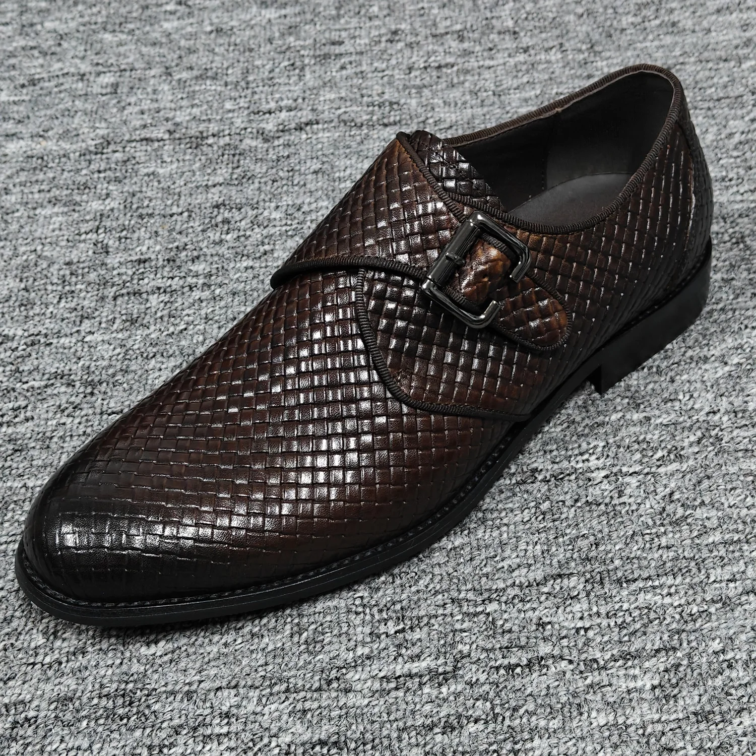 Sepatu Oxford Monk Strap Premi - Monk Strap Shoe ulasan dan harga