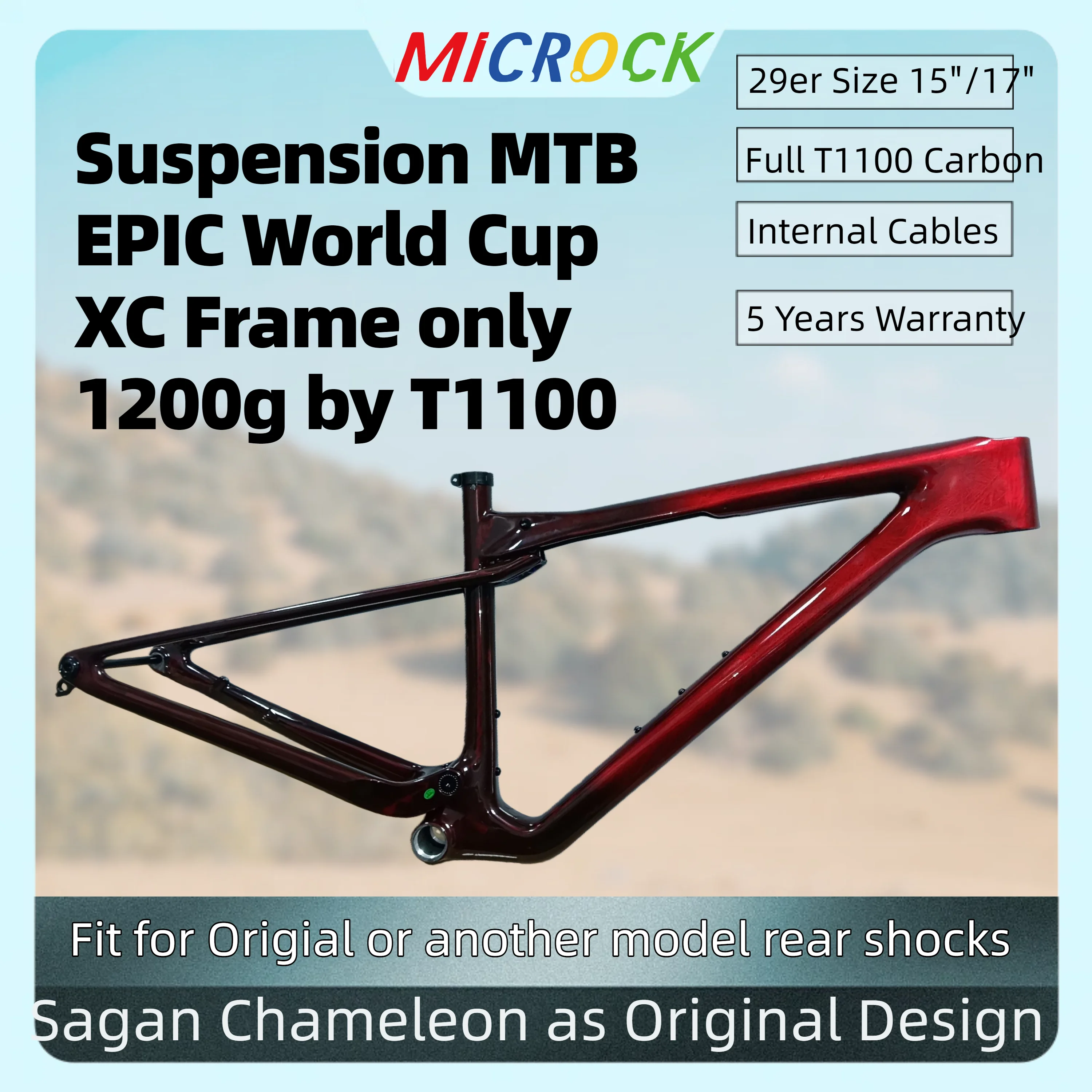 HMC T1100 Full Carbon Fiber Suspension MTB Mountain Bike Frame EPIC WC XC Boost 148x1 UDH Hanger 29er 27.5er OEM Color RED BLACK