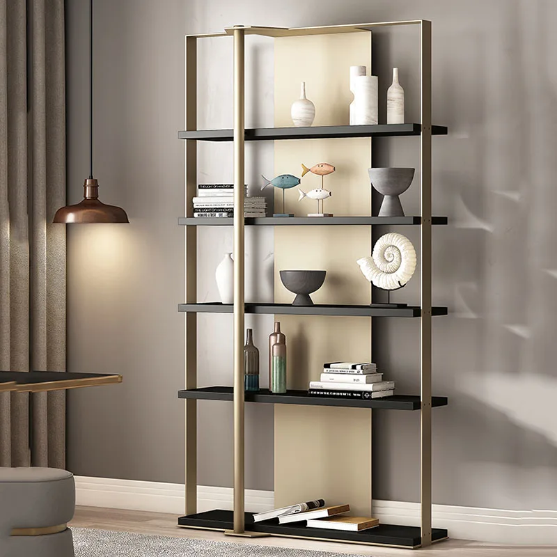 

Modern Bedroom Bookshelf Display Shelfs Metal Minimalist Collect Bookcases Book Stand Muebles Para El Hogar Room Furniture