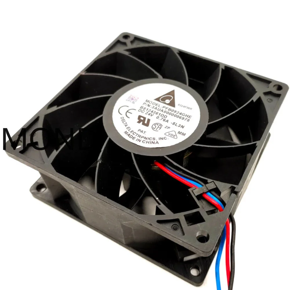 PFB0924GHE DC24V 0.76A  DELTA  92*92*38CM Inverter Cooling Fan