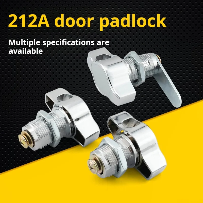 1PCS Security Lock Cabinet Cam Lock Cabinet Door Padlock Zinc Alloy Keyless Mechanical Drawer Mailbox Door Lock 16/20/25/30MM