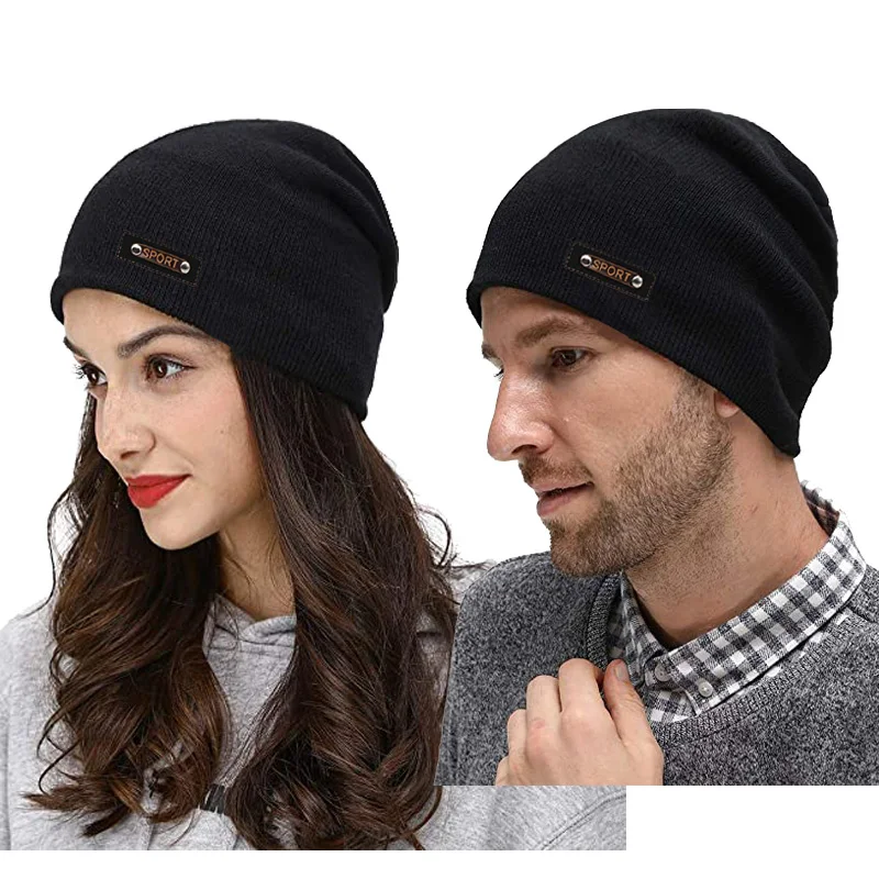 Knitted Hat Men Winter Hats For Men Women Beanie Hat Cap Fur Skullies Beanies шапка мужская Homme Skull Gorro шапка Bonnet Caps