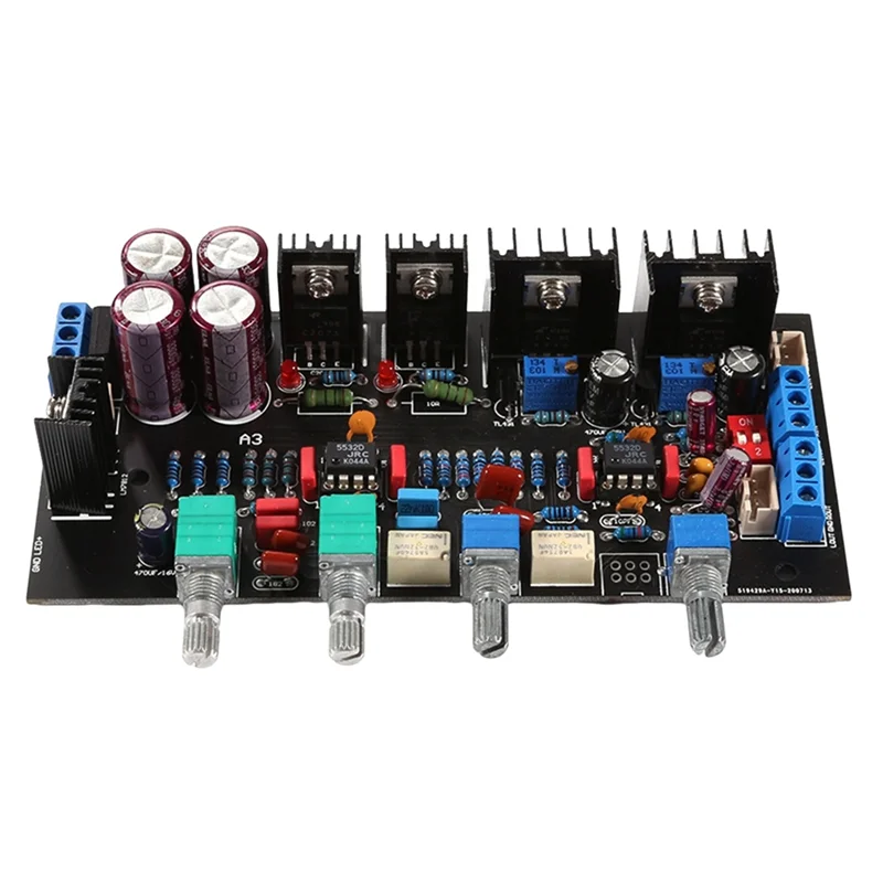 Class A Hifi Preamp Tone Control Board Components A3 Tone Board 4 Knobs Tone Board Digital Sound Remover Module Easy Install-N36