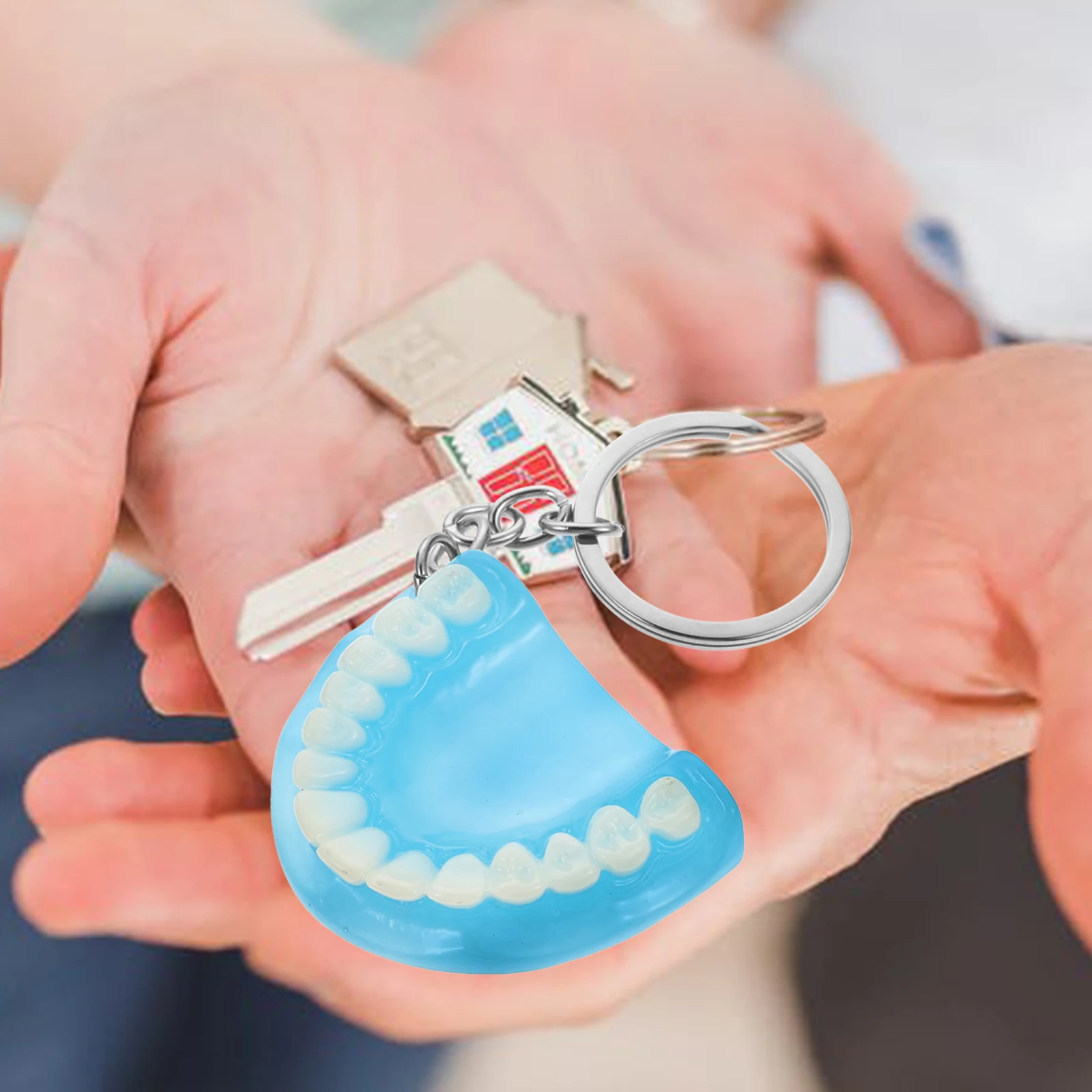 

Denture Creative Backpack Pendant Party Favors Teeth Decor Supplies Resin Creative Backpack Pendant Comfortable Gifts
